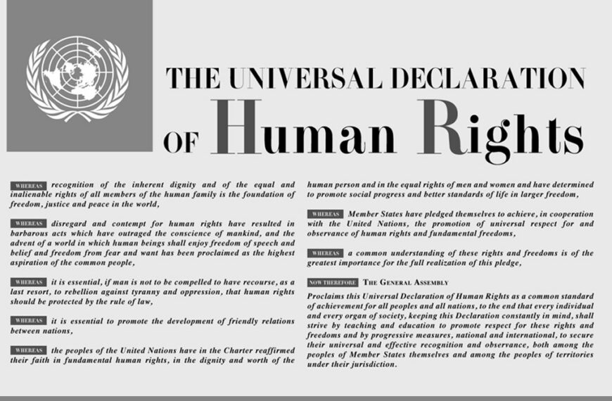 Le monde entier célèbre la déclaration Universelle des…